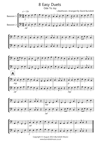 8 Duets for Bassoon (arr. David Burndrett)