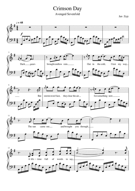 Crimson Day (arr. Jan Zajc)