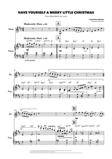 Have Yourself A Merry Little Christmas (arr. Tiago Cordeiro)
