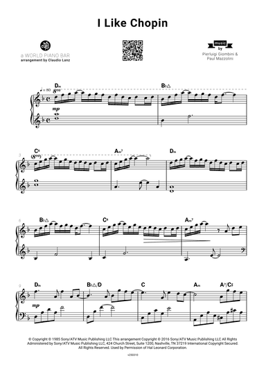I Like Chopin (arr. World Piano Bar)
