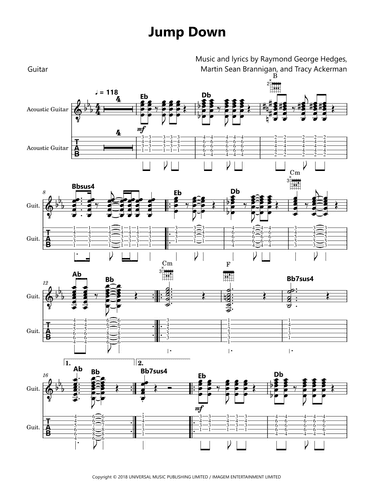 Jump Down (arr. David Lartey)