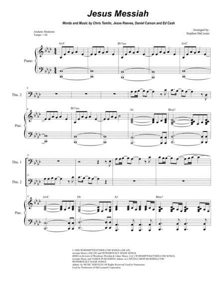 Jesus Messiah (arr. Stephen DeCesare)