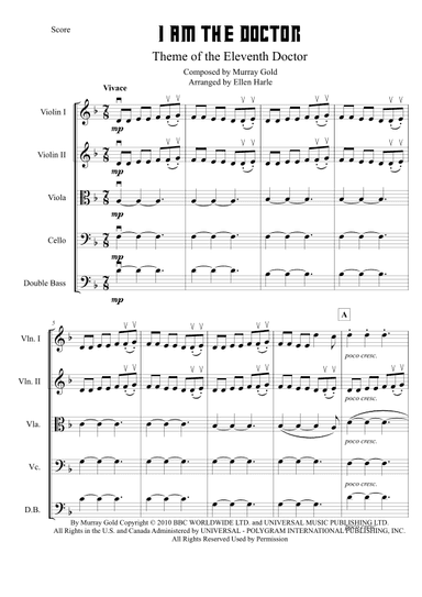I Am The Doctor (arr. Ellen Harle)