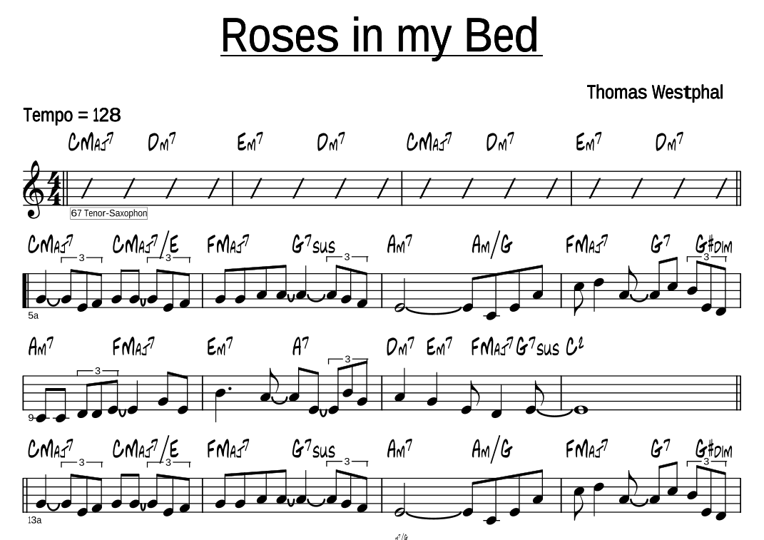 Roses in my Bed