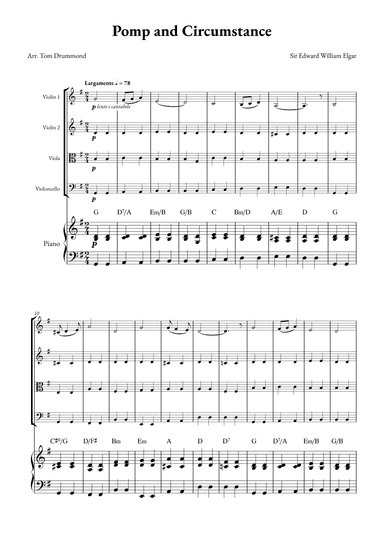 Pomp and Circumstance (arr. Tom Drummond)