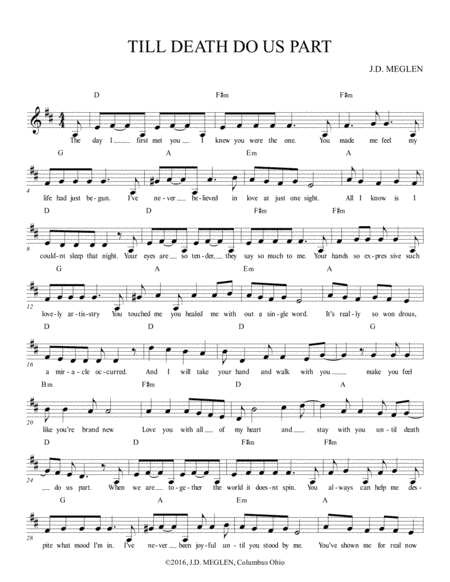 TILL DEATH DO US PART