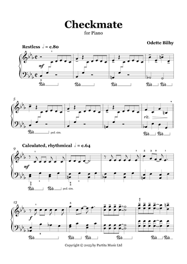 Checkmate (Easier Piano Solo Grade 3)