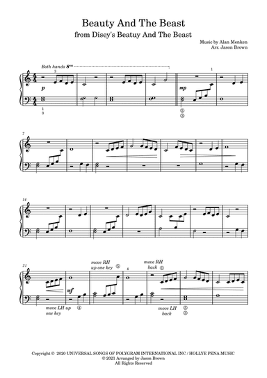 Beauty And The Beast (arr. Jason Brown)