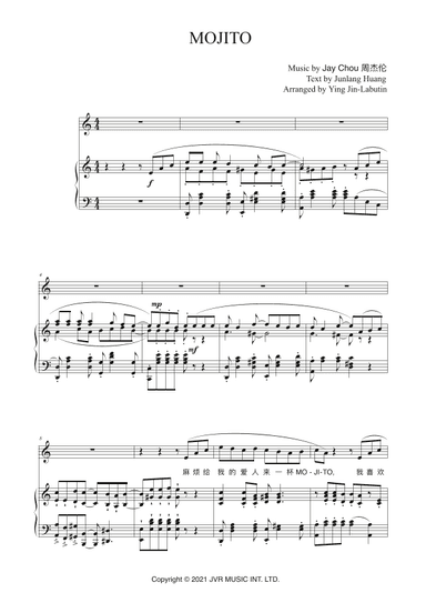 Mojito (arr. Ying Jin-Labutin)