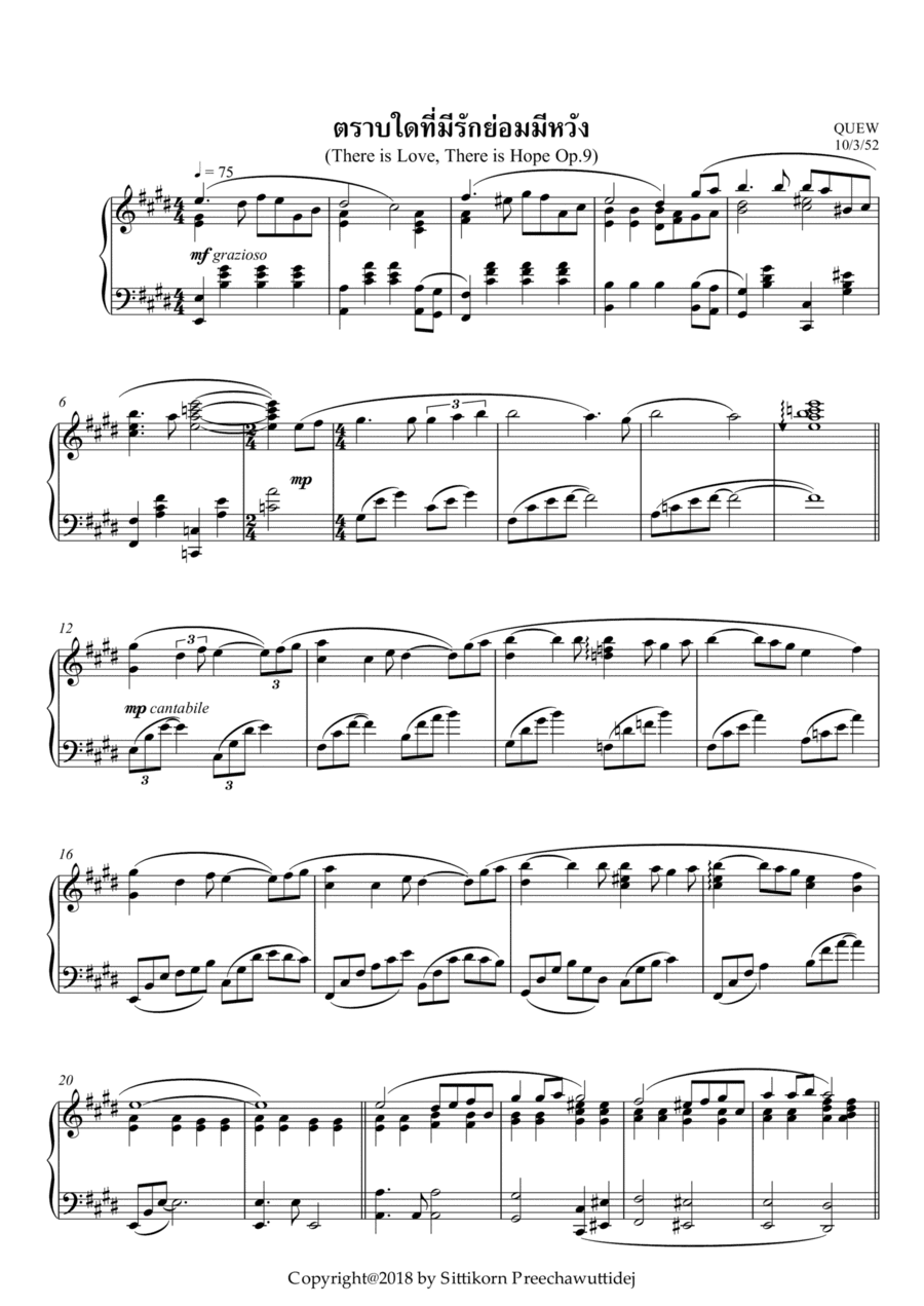 Op.9 There is Love, There is Hope [Dr.QUEW]