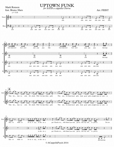 Uptown Funk (arr. Evan Feist)