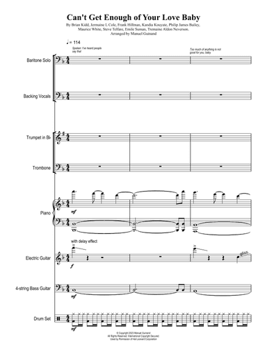 Can't Get Enough (arr. Manuel Guinand)
