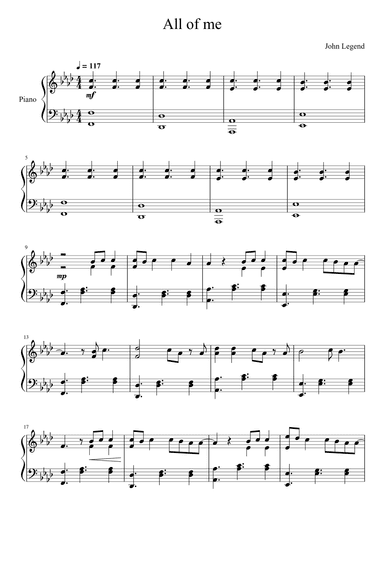 All Of Me (arr. John Legend)
