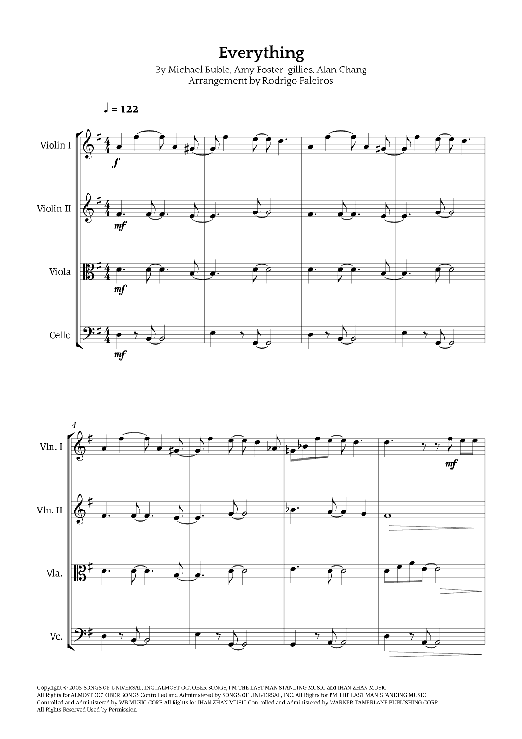 Everything (arr. Rodrigo Faleiros)