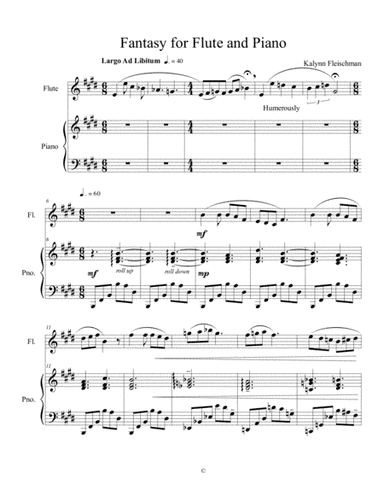 Fantasy for Flute and Piano
