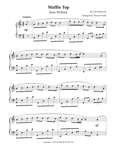 Muffin Top End (arr. Vincent Frank)