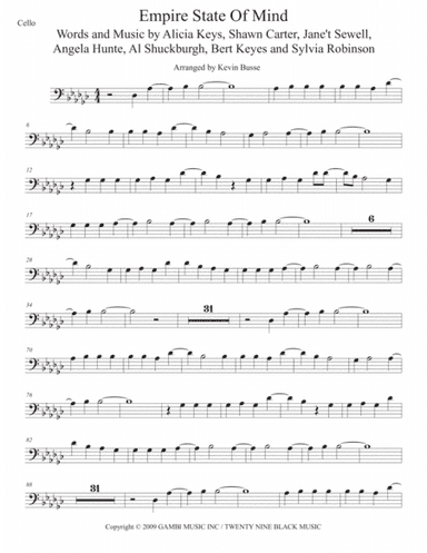 Empire State Of Mind (Part II) Broken Down (arr. Kevin Busse)