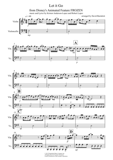 Let It Go (from Frozen) (arr. David Burndrett)