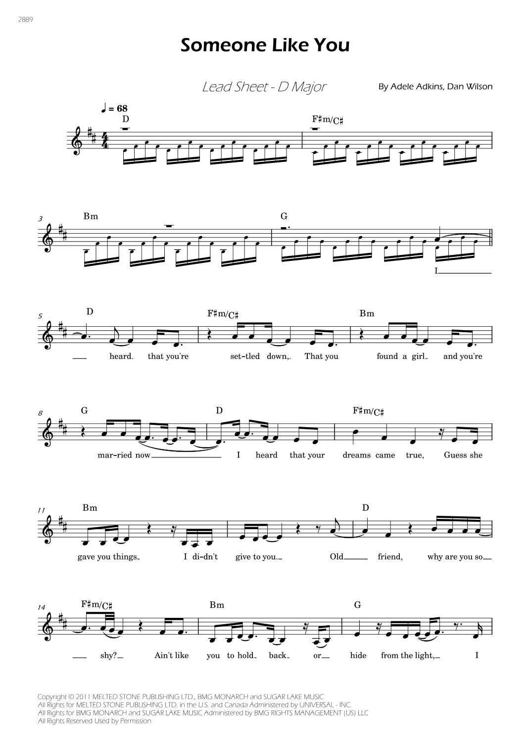 Someone Like You (arr. César Madeira)