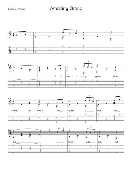 Amazing Grace (arr. Mark McCarron)