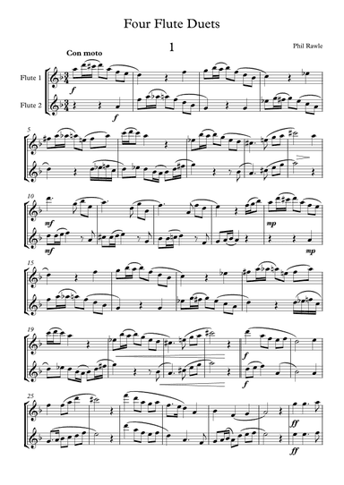 Four Flute Duets