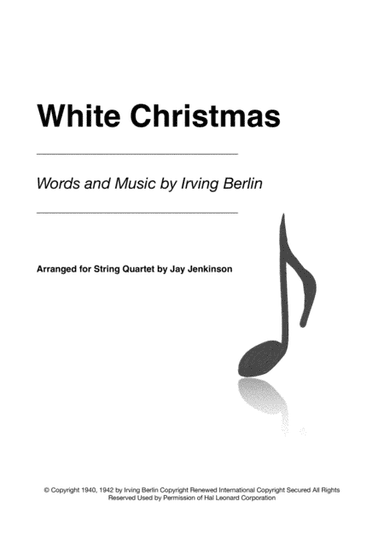 White Christmas (arr. Jay Jenkinson)
