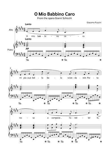 O Mio Babbino Caro (arr. Jackson Spindler)