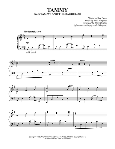 Tammy (arr. Mark Phillips)