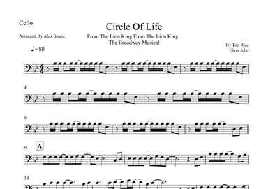 Circle Of Life (arr. Alex Souza)