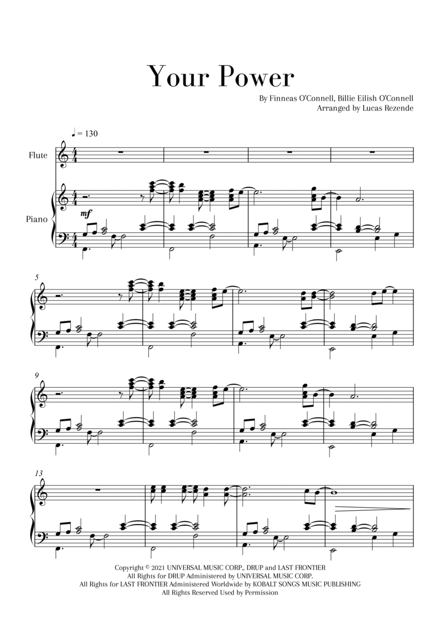 Your Power (arr. Lucas Rezende)