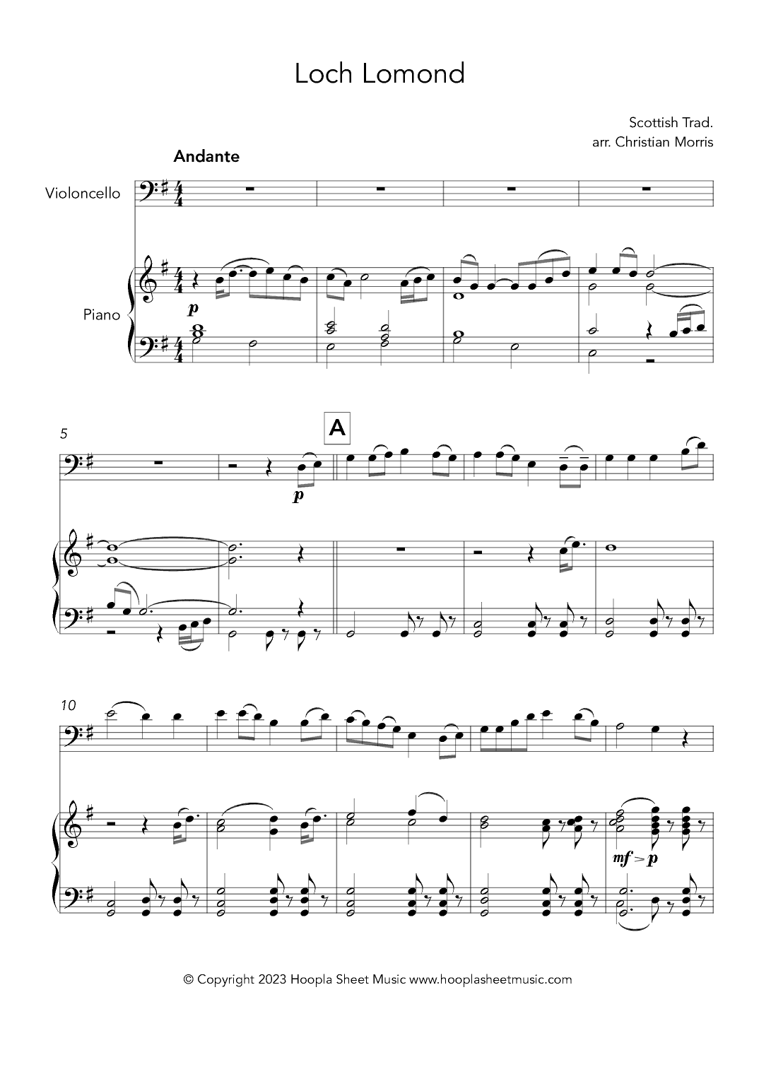 Loch Lomond (arr. Christian Morris)
