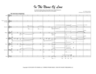 In The Name Of Love (feat. Bebe Rexha) (arr. Katherine Bodor)
