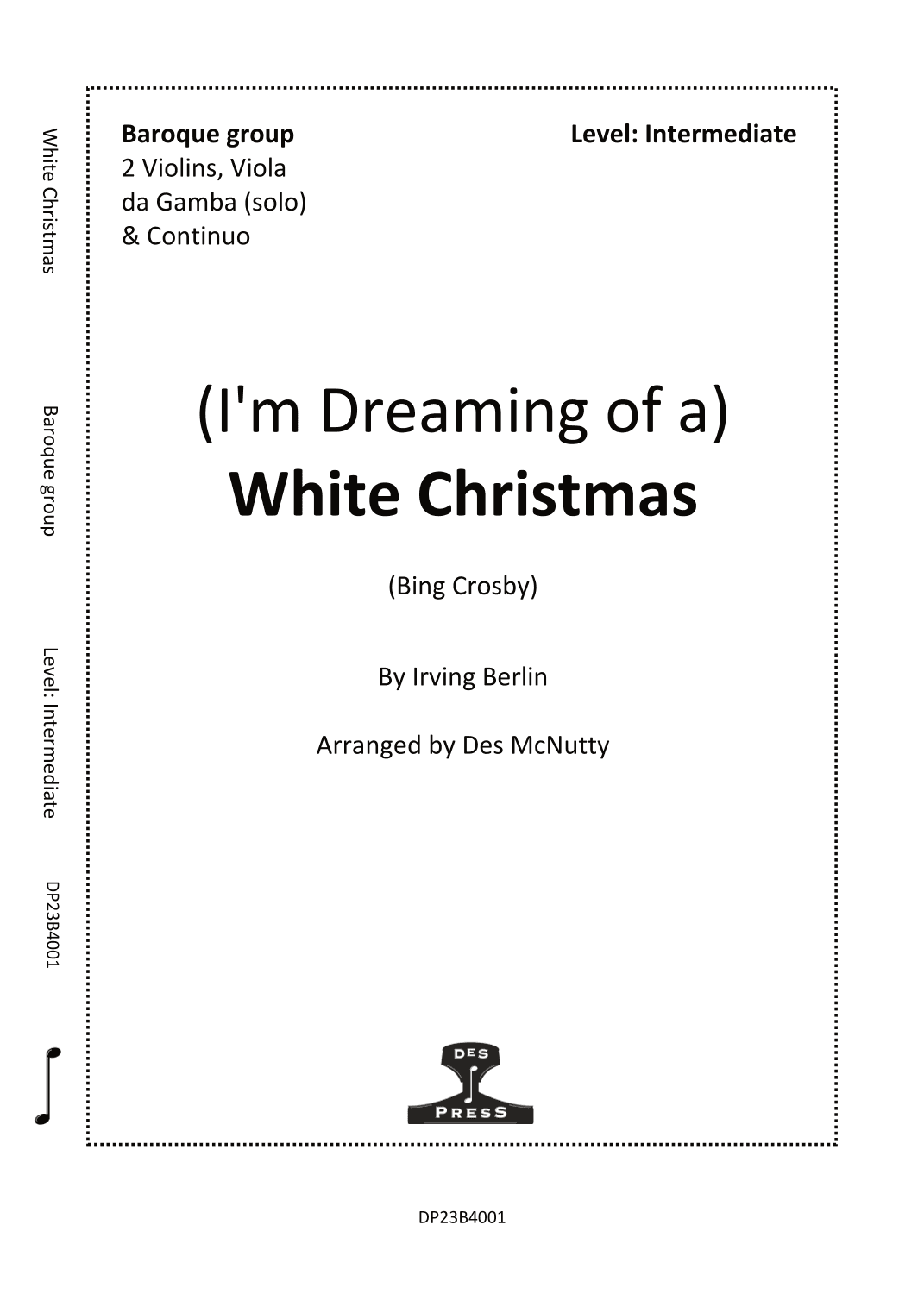 White Christmas (arr. Des McNutty)