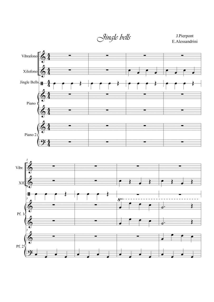 Jingle bells ensamble (arr. Ester Alessandrini)