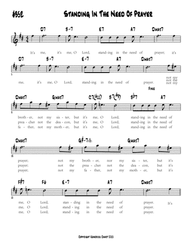 Standing In The Need Of Prayer (arr. Matt Kendrick)
