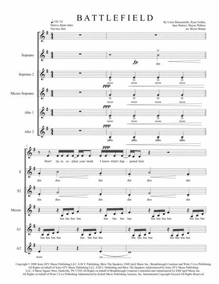 Battlefield (arr. Bryan Sharpe)