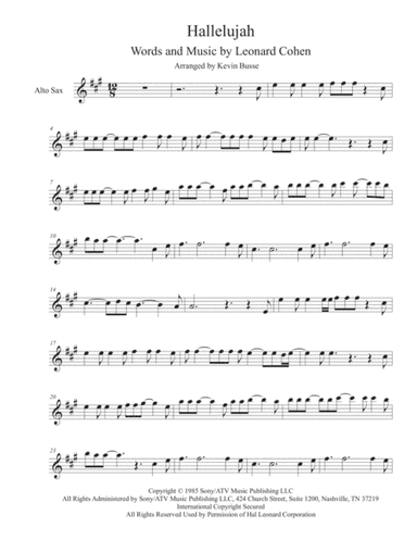Hallelujah (arr. Kevin Busse)