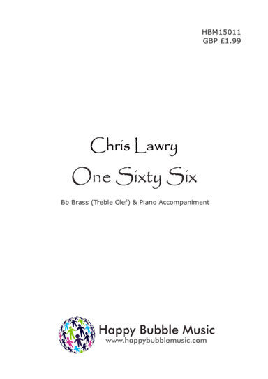 One Sixty Six - for Bb Brass [Treble Clef] & Piano (from Scenes from a Parisian Cafe)