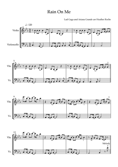 Rain On Me (arr. Heather Roche)