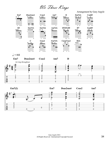 We Three Kings (arr. Gary Argyle)