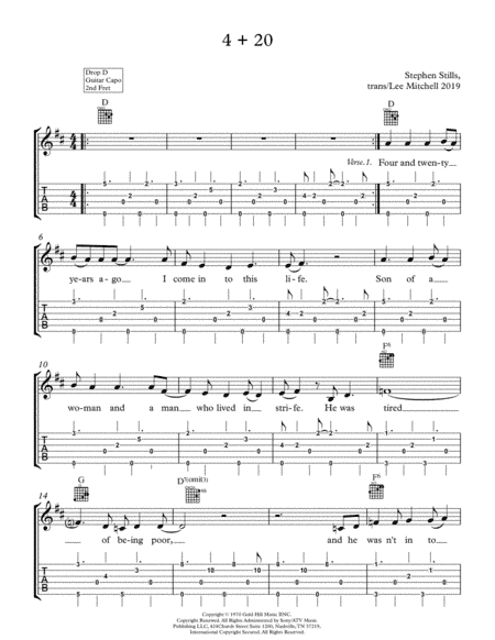 4 + 20 (arr. Lee Mitchell)