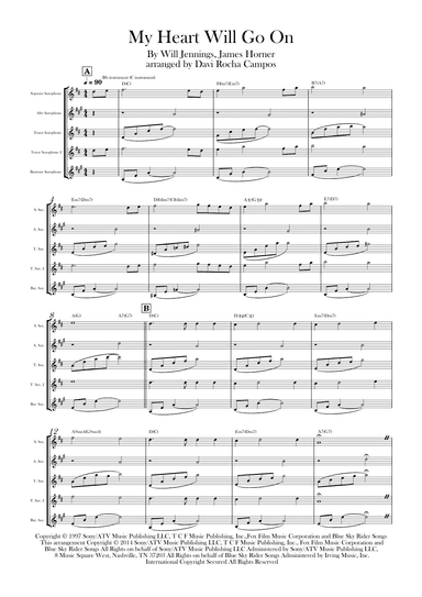 My Heart Will Go On (love Theme From 'titanic') (arr. Davi Rocha Campos)
