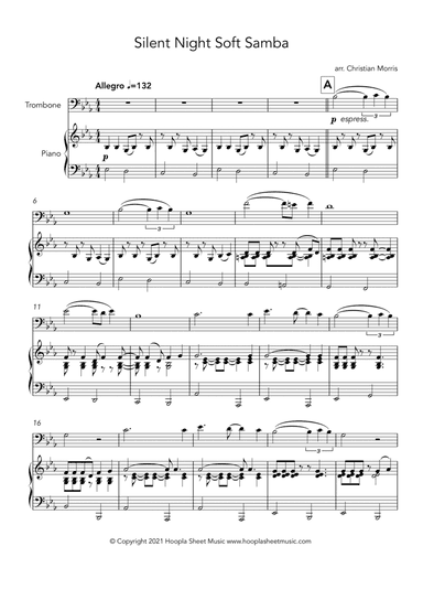 Silent Night Soft Samba (arr. Christian Morris)
