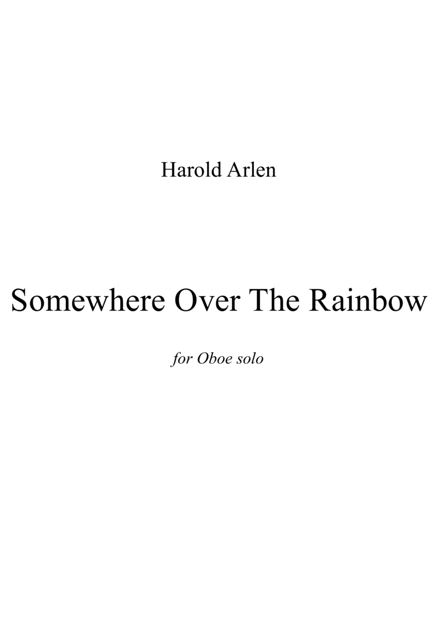 Over The Rainbow (arr. Stuart McSweeney)