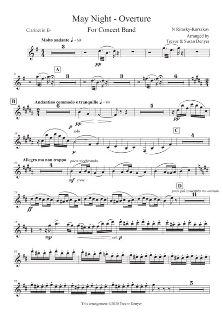 May Night Overture - Rimsky-Korsakov (arr. Trevor Denyer)