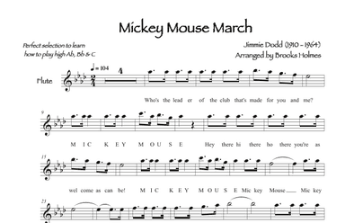 Mickey Mouse March (arr. Brooks Holmes)