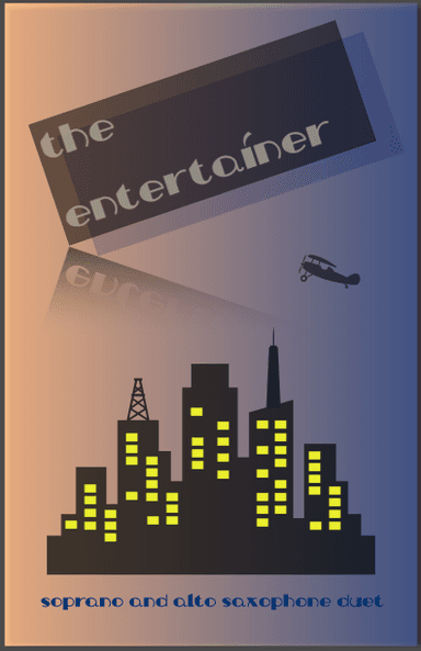 The Entertainer by Scott Joplin, Soprano and Alto Saxophone Duet (arr. David McKeown)