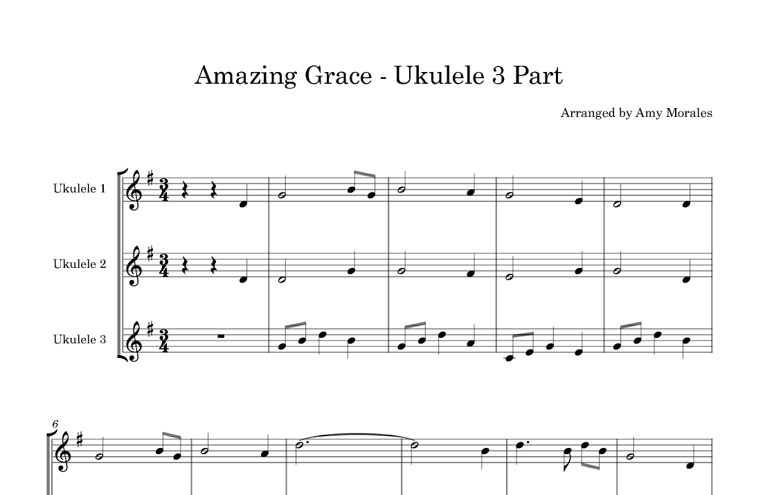 Amazing Grace (arr. Amy Morales)