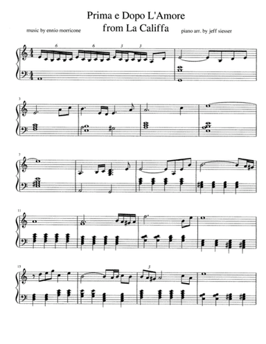 La Califfa (arr. jeff siesser)