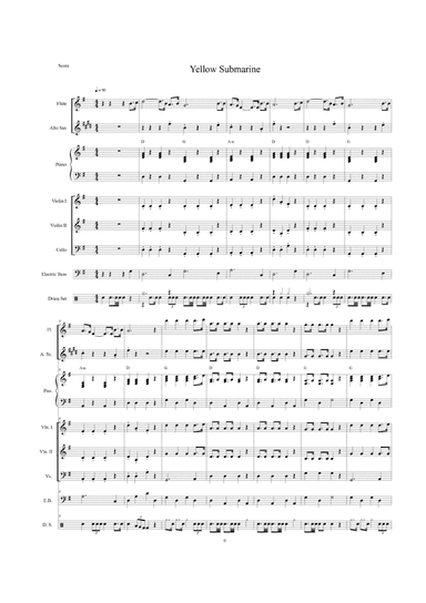 Yellow Submarine (arr. Betsuel Uesile Prado)